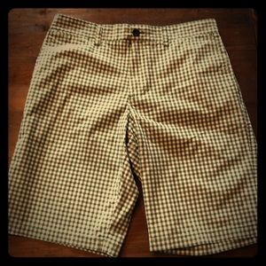 Banana Republic Green Paid flat front size 32